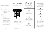 Polywood La Casa Cafe RT236 Assembly Instructions preview