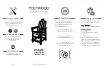 Polywood Long Island PWECD24 Assembly Instructions preview