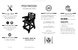 Preview for 1 page of Polywood Nautical NCB40 Assembly Instructions