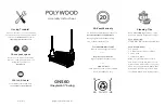 Polywood PLDGNS60 Assembly Instructions предпросмотр