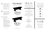 Preview for 3 page of Polywood PWS1183-1 Assembly Instructions Manual