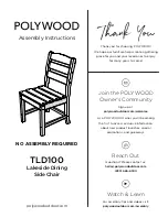 Preview for 7 page of Polywood PWS1183-1 Assembly Instructions Manual