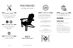 Polywood Seashell Adirondack SH22 Assembly Instructions preview