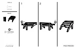 Preview for 2 page of Polywood SHO22 Assembly Instructions