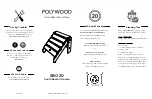 Polywood South Beach SBO20 Assembly Instructions preview