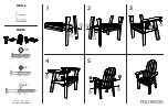 Preview for 2 page of Polywood Vineyard Adirondack ADD600 Assembly Instructions