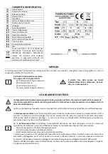 Preview for 3 page of POMPE ROTOMEC 50 TR Use And Maintenance Manual