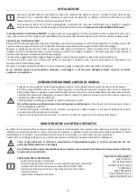 Preview for 4 page of POMPE ROTOMEC 50 TR Use And Maintenance Manual