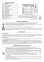 Preview for 6 page of POMPE ROTOMEC ECOMIX E0 Series Use And Maintenance Manual