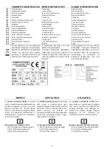 Preview for 4 page of POMPE ROTOMEC KB Series Use And Maintenance Manual