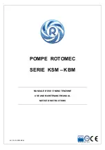 Preview for 1 page of POMPE ROTOMEC KBM 150-200 L4 Use And Maintenance Manual