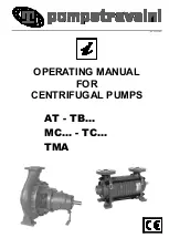 Preview for 1 page of Pompetravaini AT Operating Manual