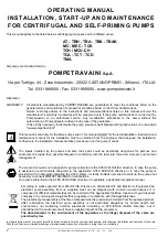 Preview for 2 page of Pompetravaini AT Operating Manual