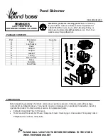 Pond Boss FSKIM2000 Manual preview