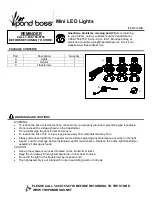 Pond Boss L6MIN Instruction Sheet preview