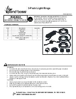 Preview for 1 page of Pond Boss LRING3 Manual