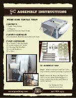 POND KING Turtle Trap Assembly Instructions preview