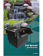 PondBuilder Elite Waterfall Installation Manual предпросмотр