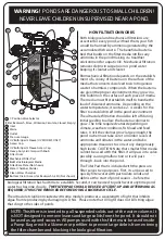 Предварительный просмотр 2 страницы Pondmaster 05610 Care And Operating Instructions