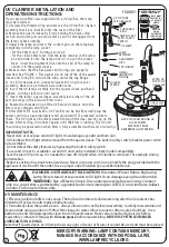 Preview for 8 page of Pondmaster Clearguard 16000 Care And Operating Instructions