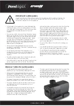 Preview for 4 page of PondMAX 22EV125 Instruction Manual