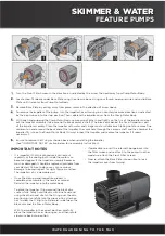 Preview for 7 page of PondMAX 22EV125 Instruction Manual