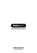 Preview for 12 page of PondMAX 22EV125 Instruction Manual