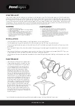 Preview for 8 page of PondMAX 24PL680 Instruction Manual