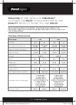 Preview for 2 page of PondMAX PA Series Instruction Manual