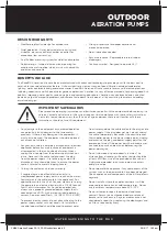 Preview for 3 page of PondMAX PA Series Instruction Manual