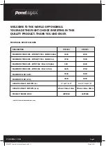 Preview for 2 page of PondMAX PF Series Instruction Manual