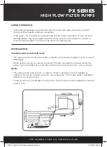 Предварительный просмотр 5 страницы PondMAX PX Series Instruction Manual