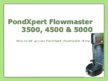 Preview for 1 page of PondXpert Flowmaster 3500 How To Set Up