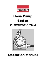 PONNDORF P Classic 10 Operation Manual preview