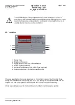 Preview for 4 page of PONNDORF P high pressure 65 Operation Manual