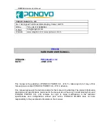 Ponovo PW336i Hardware User Manual preview