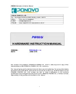 Ponovo PW666i Hardware Instruction Manual preview