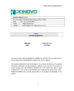 Ponovo T200A Hardware Operation Manual preview