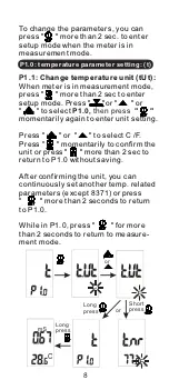 Предварительный просмотр 9 страницы Ponpe 8351 Operation Manual