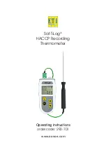 Ponpe Saf-T-Log Operating Instructions Manual preview