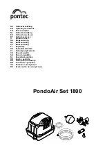 Preview for 1 page of Pontec PondoAir Set 1800 Operating Instructions Manual