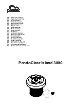 Pontec PondoClear Island 3000 Operating Instructions Manual preview