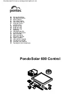 Pontec PondoSolar 600 Control Operating Instructions Manual preview