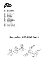 Pontec PondoStar LED Set 3 Operating Instructions Manual preview