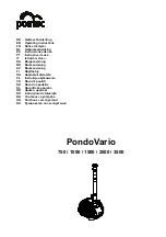 Pontec PondoVario 1000 Operating Instructions Manual preview