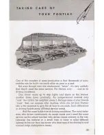 Preview for 26 page of Pontiac 1952 Chieftain Owners Service Manual