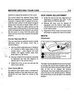 Предварительный просмотр 9 страницы Pontiac 1986 Fiero Owner'S Manual