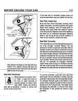 Предварительный просмотр 12 страницы Pontiac 1986 Fiero Owner'S Manual