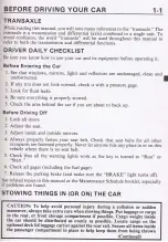 Preview for 11 page of Pontiac 1987 Fiero Owner'S Manual