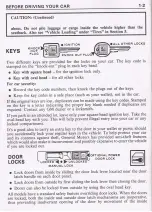 Preview for 12 page of Pontiac 1987 Fiero Owner'S Manual